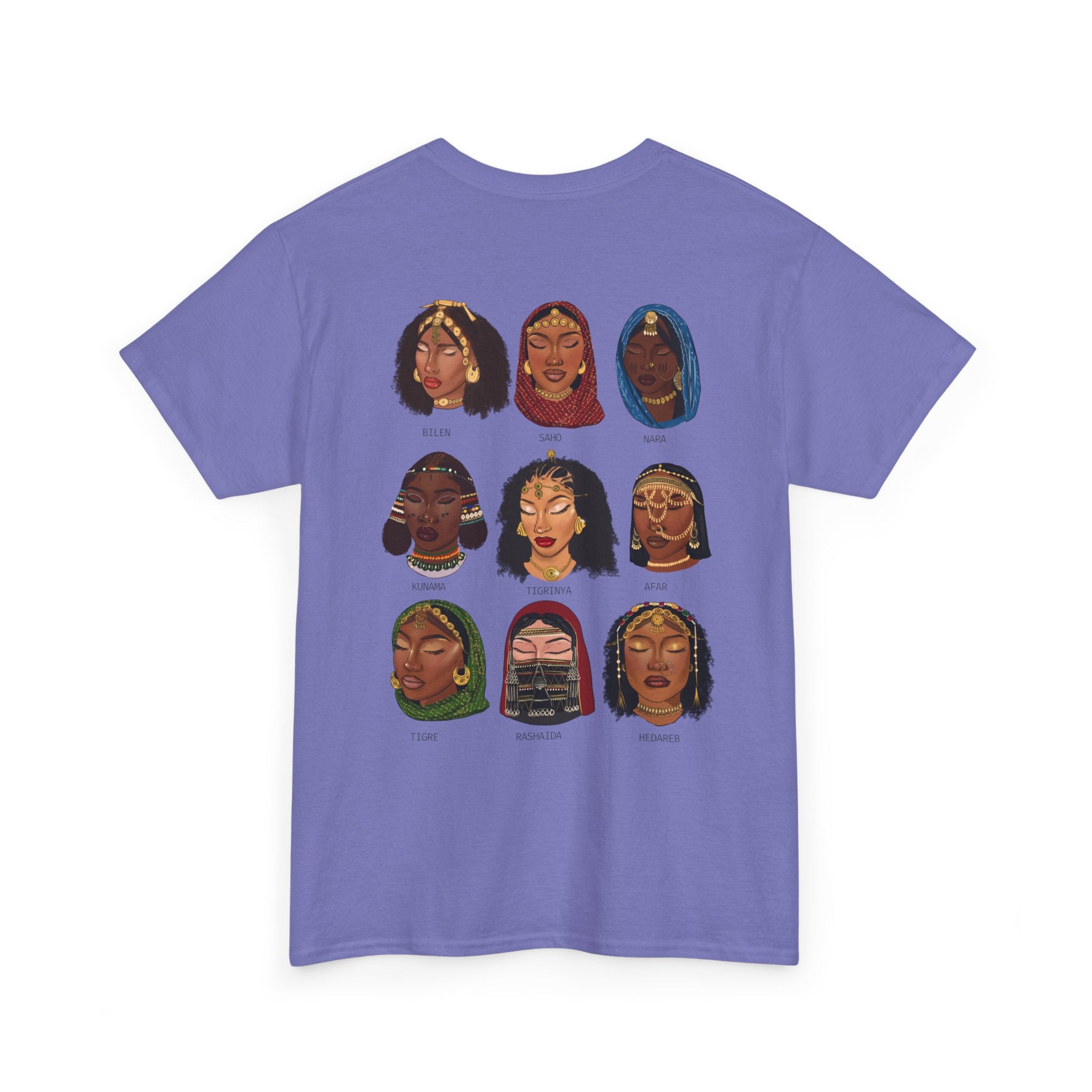 Eritrea Tribes - Unisex Heavy Cotton Tee